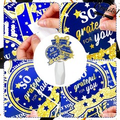 30 PCS We Appreciate You Decorations Navy Blue Gold Employee Centerpieces
