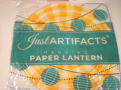 NIP Set 6 Paper Lanterns Fall 12″ Just Artifacts Pumpkins Leaves Turkey Hanging