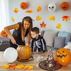 Autumn Thanksgiving Fall Maple Leaves Cutouts Bulletin Board Decor 45 Pack