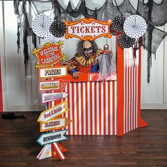 Big Top Directional Sign Cardboard Stand-Up, Party Decor, 1 Piece