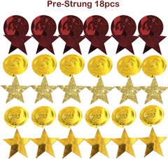 Burgundy Gold Graduation Decorations Class of 2026/Maroon Gold Graduation Star P