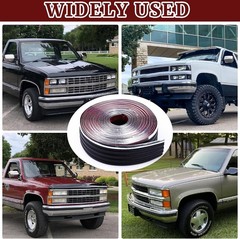 Chrome Side Body Trim Molding Replacement for 1988-1998 Chevy GMC Pickup Truck