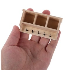 Mini Wall Shelf Dollhouse Shelves Mudroom Organizer Shelving Unit
