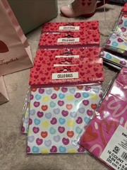 Valentine Day Party Supply Bundle 26 Cello Bags, Heart Cake Stand With More