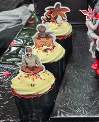 50-Piece Stranger Things Party Supplies with Banner, Balloons & Cupcake Toppers