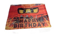 Ninja Birthday Party Decorations Ninja Warrior Banner 59×35.4 inches