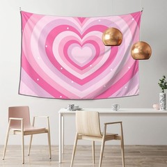 Photo Backdrop Background Banner 8 x 6ft Love Hearts Tapestry Wall Art