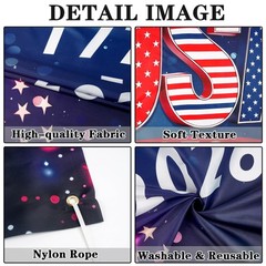 250th Anniversary Decorations Door Cover USA 250 Anniversary Patriotic 4th o…