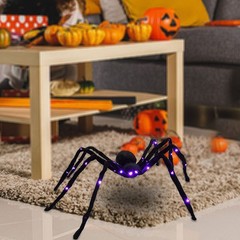 Halloween Largr Spider Light Up Haunted House Prop Outdoor Indoor Party Decor JQ