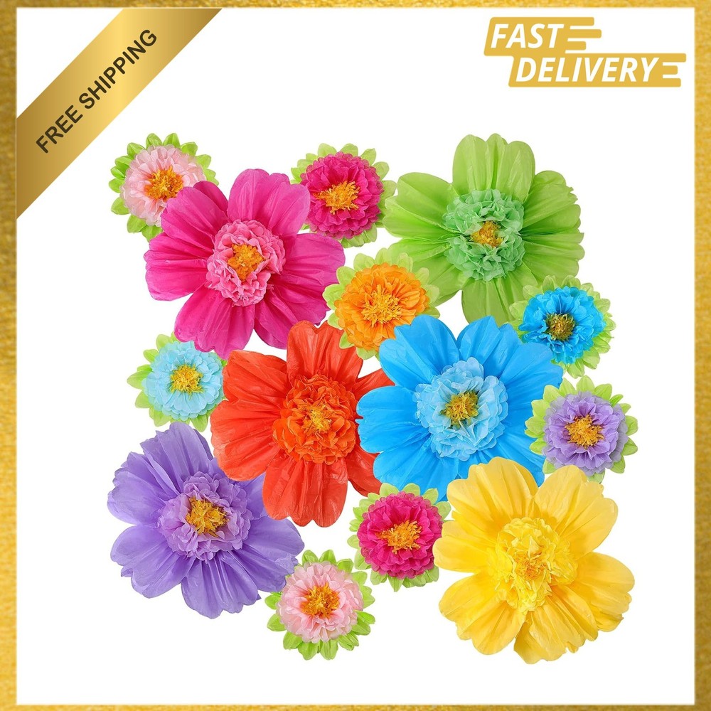 Party Tissue Pom Poms