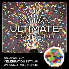 Biodegradable Confetti 1 lb Multicolor 2″ x 3/4″ Rectangular for Cannons