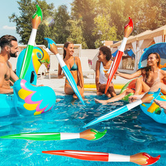6 Pcs 41.4 Inch Giant Inflatable Paint Brush Large Blow up Paintbrushes Colored