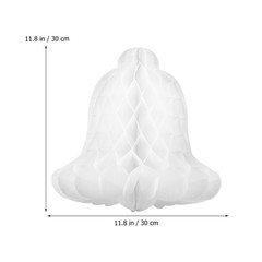 5 Pcs Hanging Honeycomb Decoration Festive Ornaments Bell Pendant