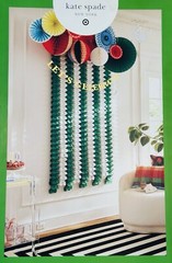 DECOR KIT CUSTOMIZABLE BANNER Kate Spade New York TARGET Multicolor Fan Streamer