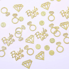 Bridal Shower Table Confetti for Engagement Party Decor Bride to Be,Diamond Ring