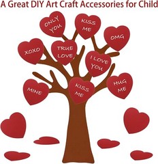 72 Pcs Large Heart Paper Cutouts Red Heart Shapes Paper Cut Out Valentines He…