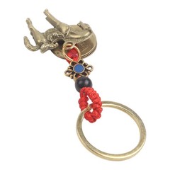 Feng Shui Charm Brass Horse Keychain Feng Shui Figure Metal Alloy Finish