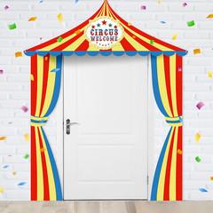 3 Pcs Circus Tent Decorations Carnival Circus Theme Party Decorations Carnival T