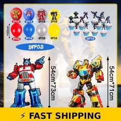 Transformers Party Supplies – Optimus Prime Decorations Set