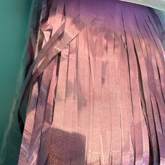 Spritz Backdrop Shimmer Pink Foil Curtain Party Photo Backdrop Kit (3) 6’ Panels