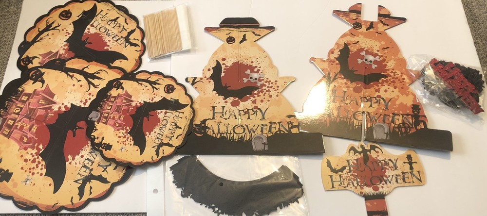 Halloween Party Table Decorations S1D23