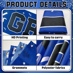 2026 Graduation Yard Sign, Large Congrats Grad Yard Banner Class of 2026 Bann…