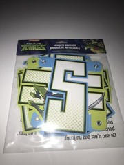 Teenage Mutant Ninja Turtles 4.25′ SHELL-EBRATE! Banner NEW Happy Birthday Party