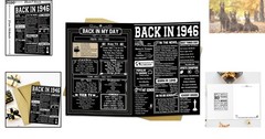 Giant Double-Sided 80th Birthday Card – Perfect for Grandpa, Grandma & Friends