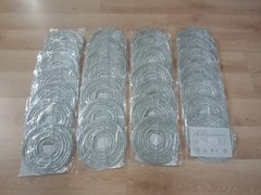 28 Pcs. Silver Chinese Paper Lanterns 6″ Round