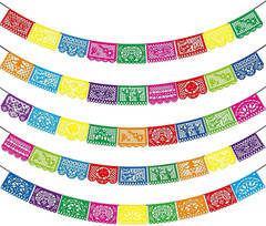 5PCS Mexican Party Banners, Cinco De Mayo Decoration Fiesta Party Decoration,