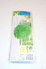 Pom Pom Paper Hanging Party Decoration GREEN 16.5″