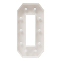 Vintage LED 50 Light Up Number Warm Lamp For Birthday Party Decoration 50th Gift