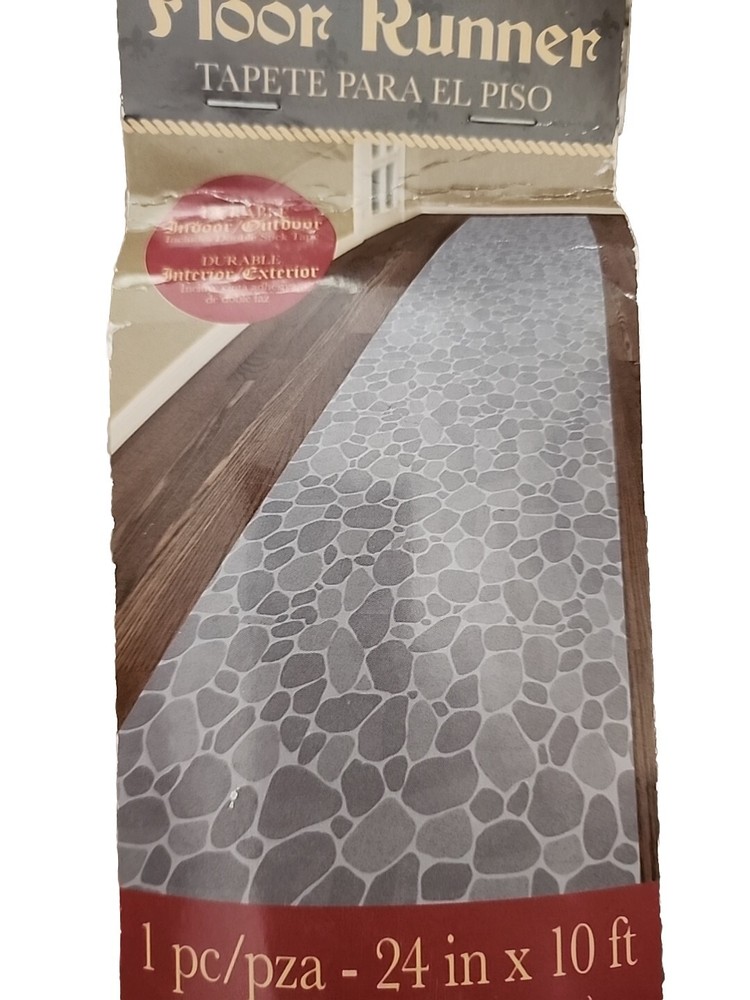 Medieval Stone Cobble Floor Runner Backdrop Party Cosplay 2ft x 10ft