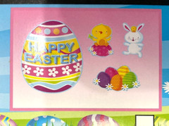 Easter Decoration Large Easter Egg Cutouts Bunny Cutout 4ct Cute Chick Eggs