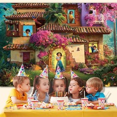 7x5FT Magic House Backdrop – Enchanting Party Decor for Birthday Celebrations