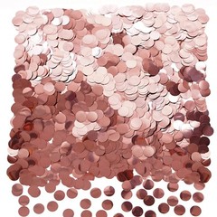 100g Rose Gold Glitter Metallic Round Table Confetti Circle Dots for Party