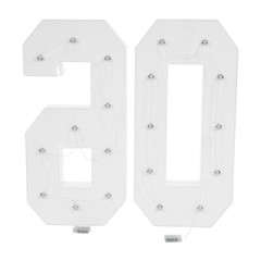 Light Up Numbers Decorations 60 Light Up Numbers 60th Birthday Party Decoration