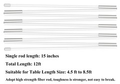 LANGXUN 12ft White Table Balloon Arch Kit, Balloon Arch Stand Frame for Birth…
