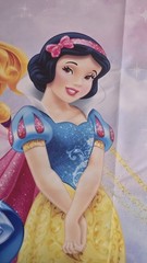 RARE HTF Authentic Classic Disney Princess Rainbow Birthday Photo Backdrop