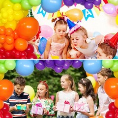 Rainbow Balloon Arch Kit 111Pcs 18 12 5 Inch Latex Colorful Party Balloons Ga…