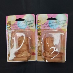 Vintage 1960s Miller Studio Cowboy Boot Balloon Weight Set Of 2 Sealed NOS