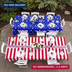 4th of July Party Decorations Set-American Flag Patriotic Theme Kit for Independ