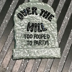 Vintage Over The Hill Party Supplies ( Headband, Necklace and Napkins) OLD FOLKS