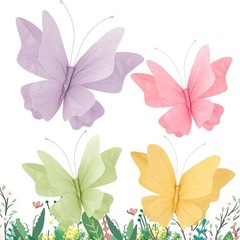 Butterfly Party Decorations, 3D Paper Butterfly Decoration, Hanging Paper But…