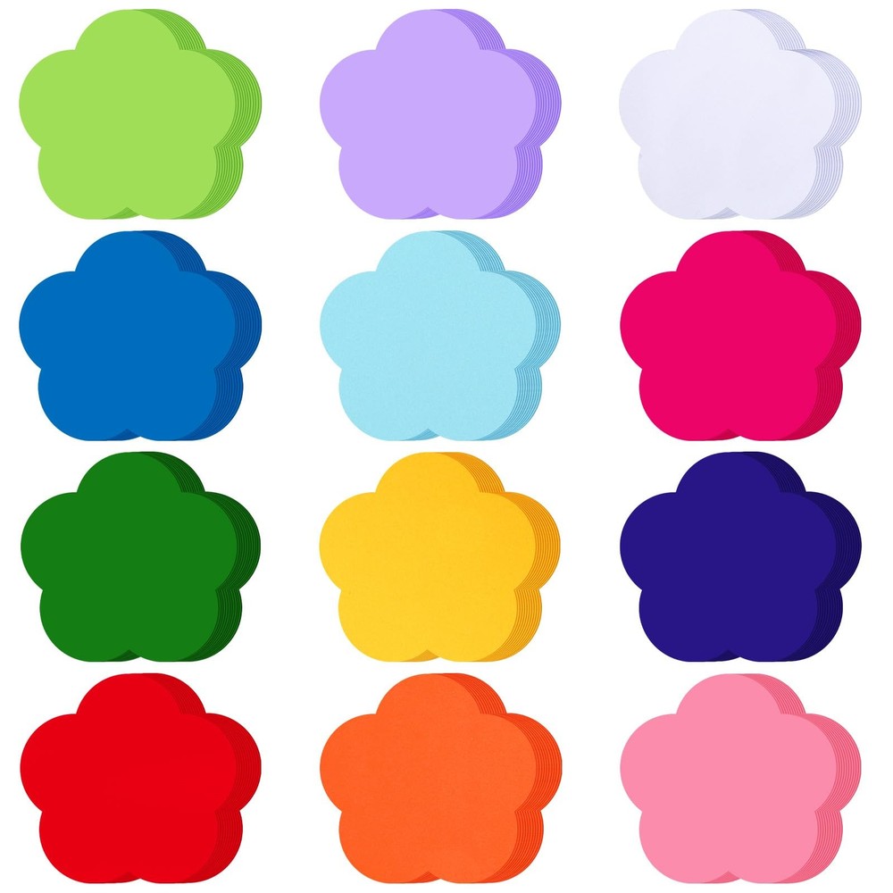 360 Pcs Spring Cutouts Paper 3.9 Inch Assorted Color Die Cuts for DIY Craft P…