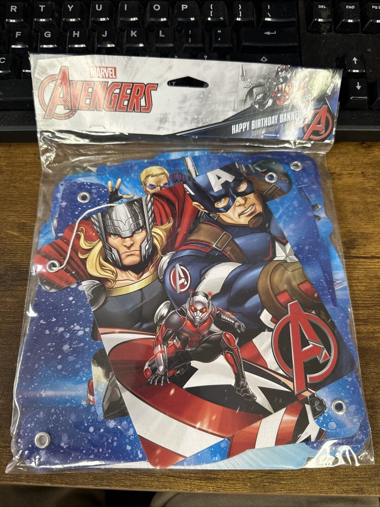 Marvel Avengers 7.59 Ft. Happy Birthday Banner New