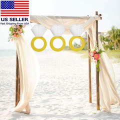 Glitter Gold Honeycomb Diamond Ring Hanging Decorations (3 Pieces) Bachelorette