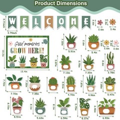 Welcome Back To School Classroom Door Decoration Plant Theme Notice Board