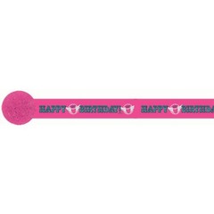 Rocker Princess Polka Dot Rock Star Birthday Party Decoration Crepe Streamer