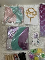 Mermaid Party Supplies Bundle Ocean Theme Decor Favors Kids Birthday